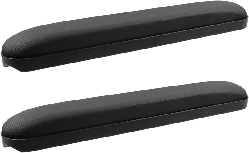 Nicerity 2Pcs Padded Armrests Wheelchair 13.38" Arm Pads Replacement for Drive Medical Chairs (Black) - Image 1